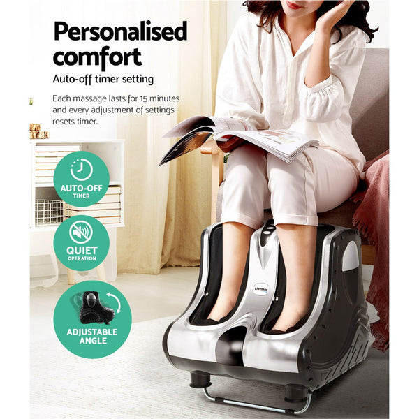 Livemor Calf & Foot Massager - Silver freeshipping - Awezingly