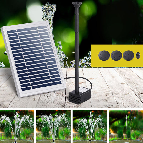 Gardeon Solar Pond Pump Submersible Powered Garden Pool Water Fountain Kit 4.4FT Gardeon