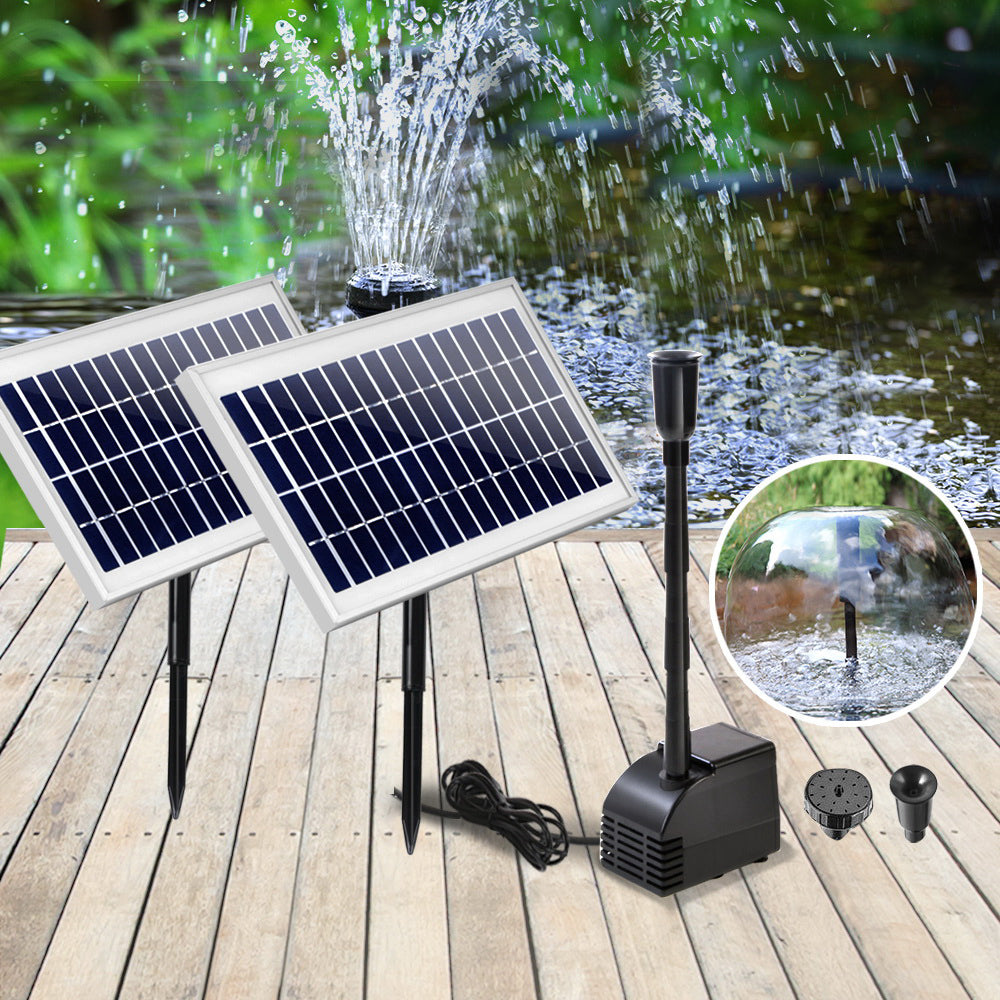 Gardeon Solar Pond Pump Water Fountain Filter Kit Outdoor Submersible Panel Gardeon