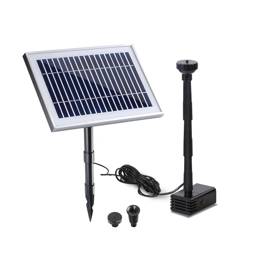Gardeon Solar Pond Pump Powered Water Outdoor Submersible Fountains Filter 4.6FT Gardeon