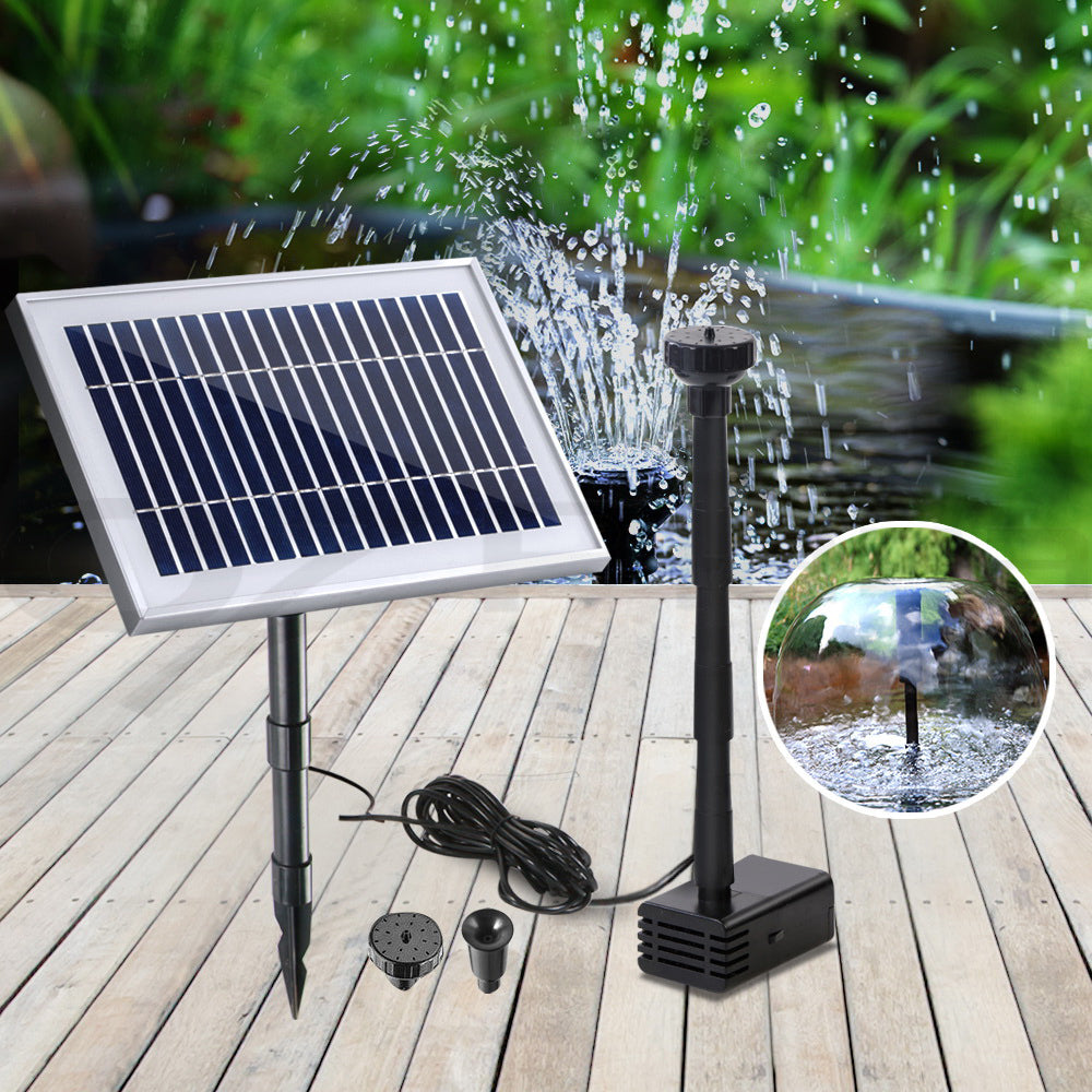 Gardeon Solar Pond Pump Powered Water Outdoor Submersible Fountains Filter 4.6FT Gardeon