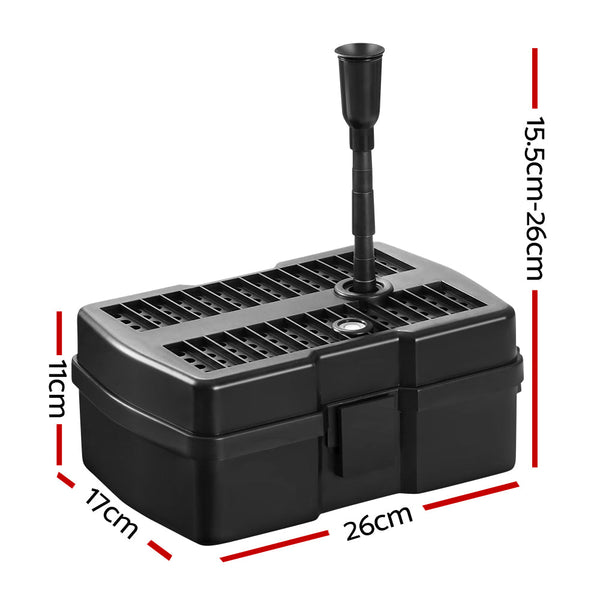 Gardeon Solar Pond Pump with Eco Filter Box Water Fountain Kit 5FT Gardeon