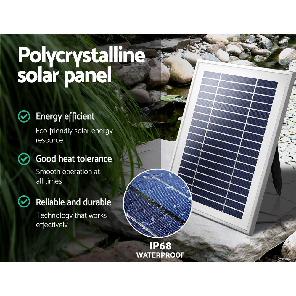 Gardeon Solar Pond Pump with Battery Kit Solar Powered Garden Water Fountain Gardeon