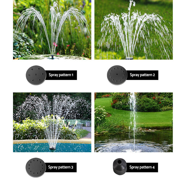 Gardeon Solar Pond Pump with Battery Kit Solar Powered Garden Water Fountain Gardeon