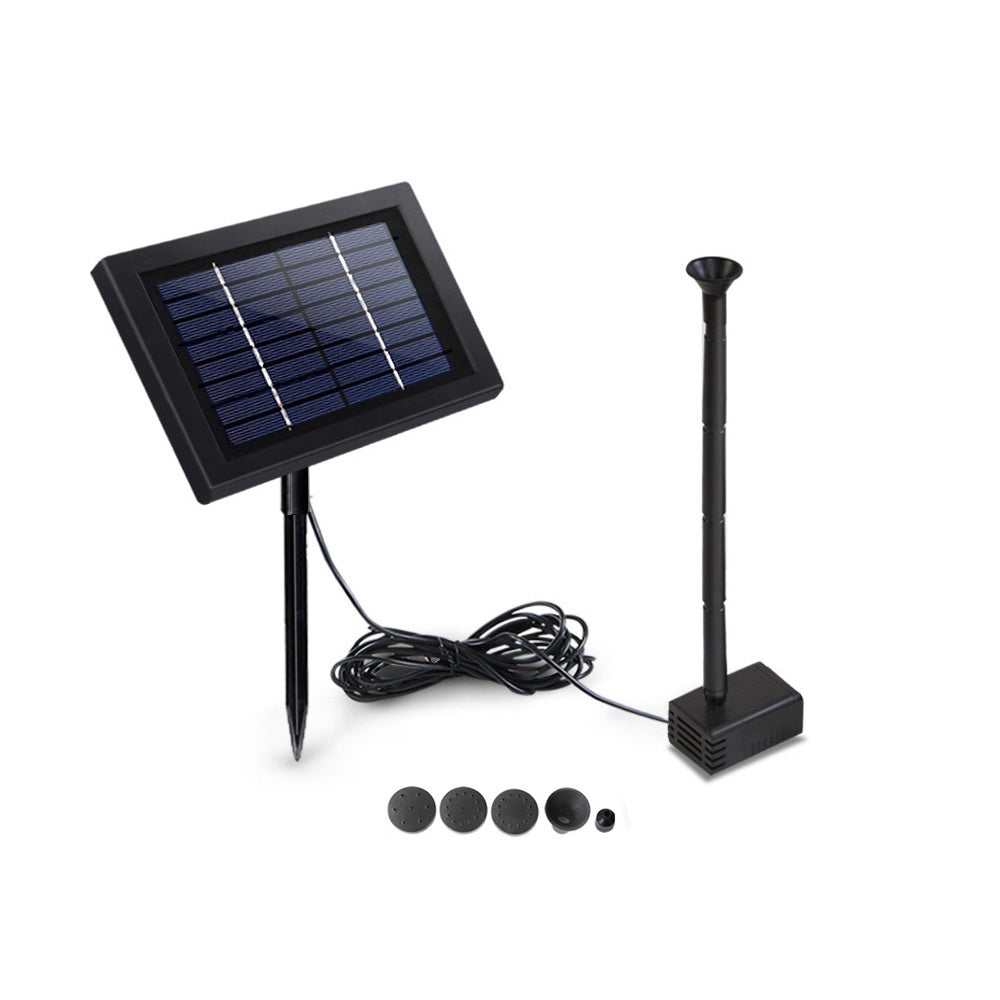 Gardeon Solar Pond Pump Water Fountain Outdoor Powered Submersible Filter 4FT Gardeon