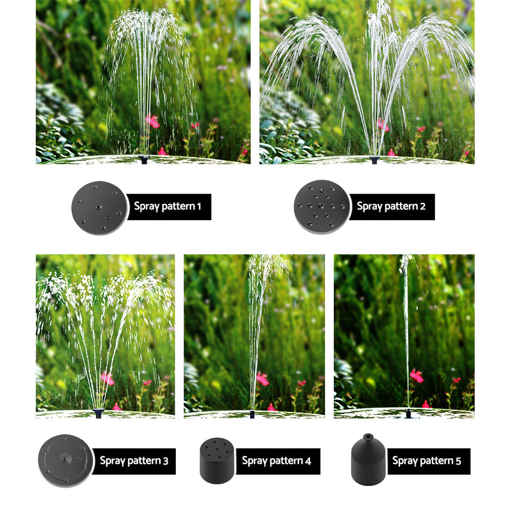 Solar Powered Pond Pump Submersible Fountains Ouotdoor Pool Garden Pumps 4 FT Gardeon