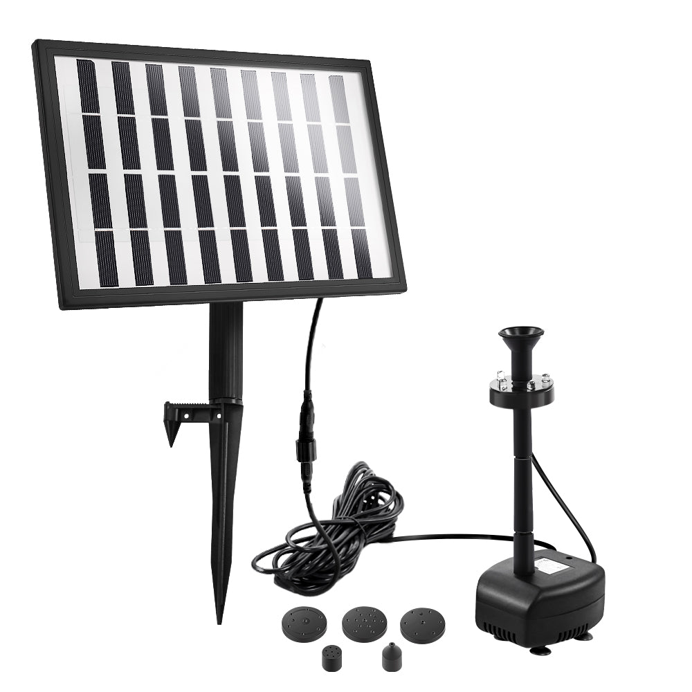 Solar Pond Pump Outdoor Garden Submersible Water Pumps with Battery Kit 4 FT Gardeon