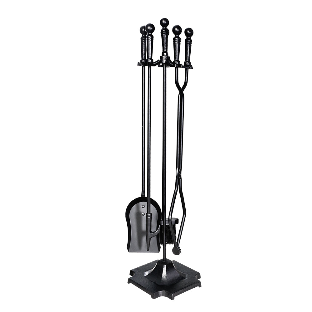 Grillz Fireplace Tool Set Fire Place Tools Poker Brush Shovel Stand Tongs freeshipping - Awezingly