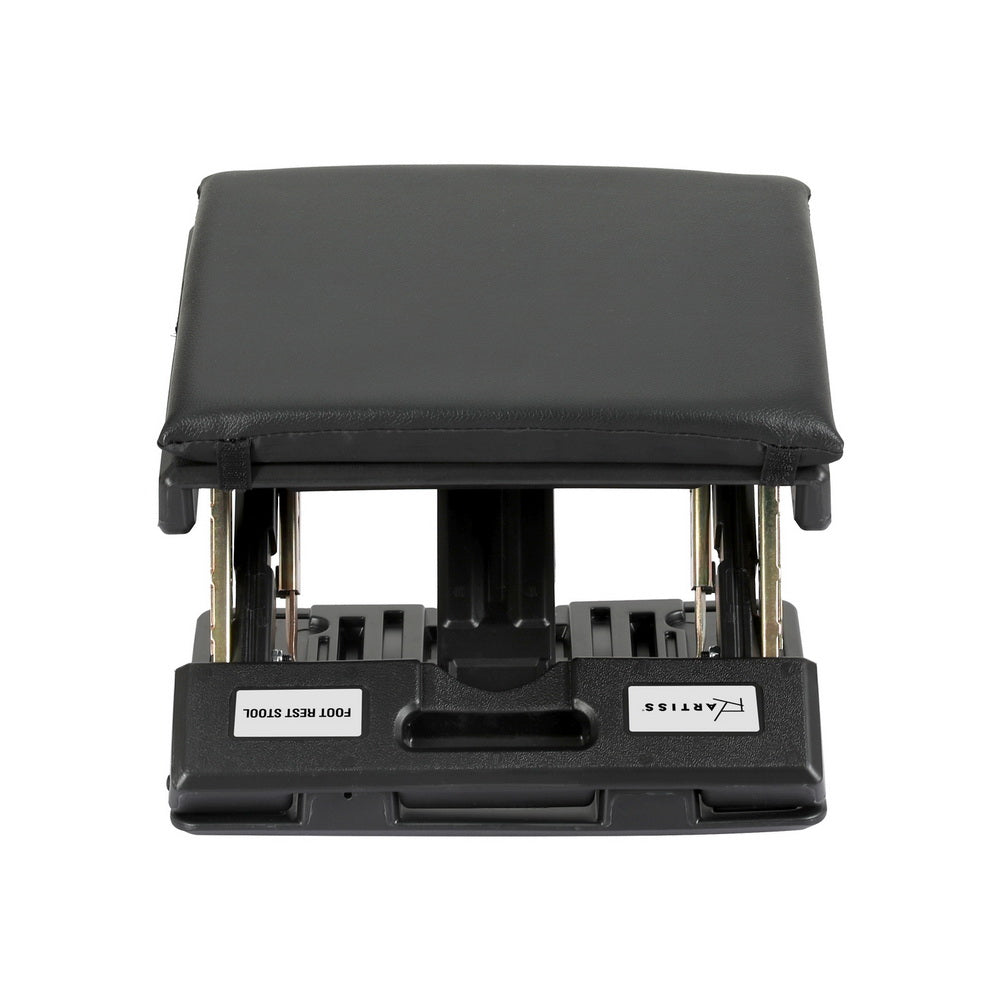 Artiss Foot Rest Stool Office Under Desk Fold Footrest Massage Cushion Pad Black Artiss