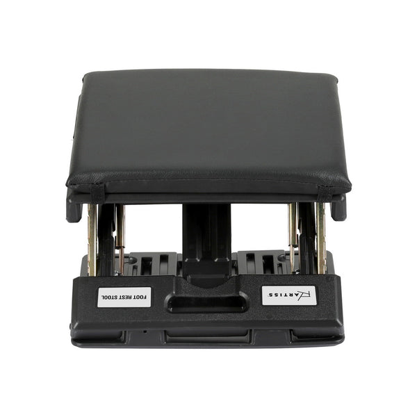 Artiss Foot Rest Stool Office Under Desk Fold Footrest Massage Cushion Pad Black Artiss