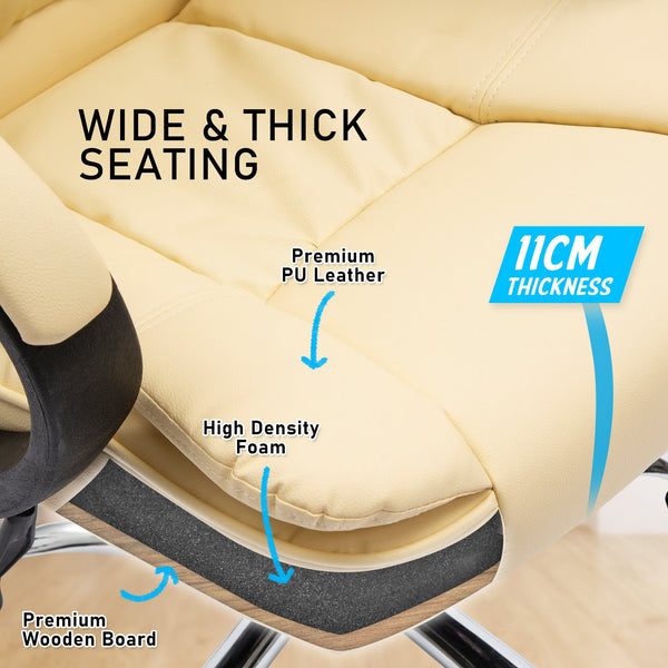 Executive Office Chair SAGE - BEIGE La Bella