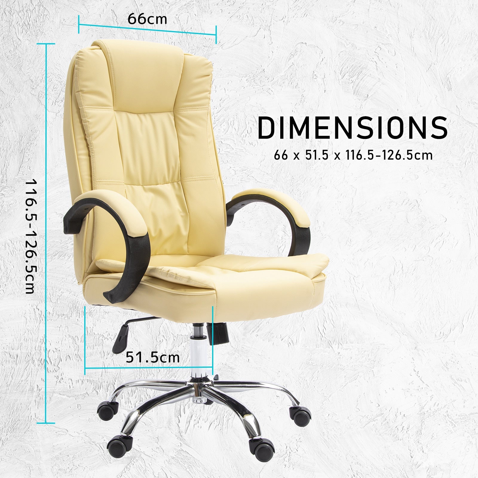 Executive Office Chair SAGE - BEIGE La Bella