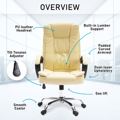 Executive Office Chair SAGE - BEIGE