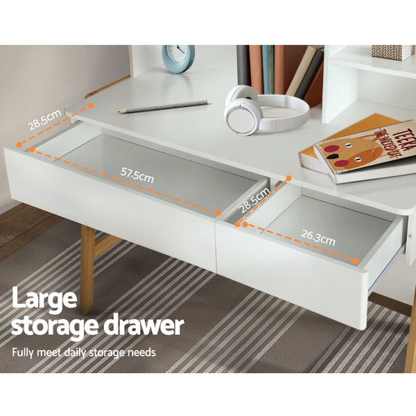 Keezi Kids Table and Chairs Set Study Play Toys Storage Desk Children Furniture Keezi