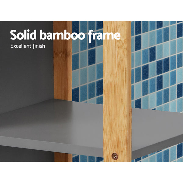 Artiss  Cabinet Tallboy Furniture Storage Laundry Cupboard 115cm freeshipping - Awezingly