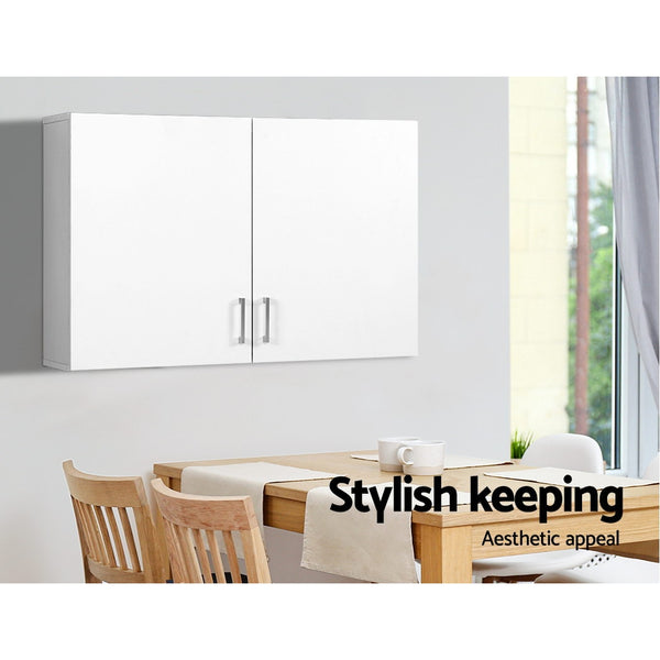 Artiss Bathroom Kitchen Bedroom Cabinet Storage Unit Cupboard Organizer White freeshipping - Awezingly