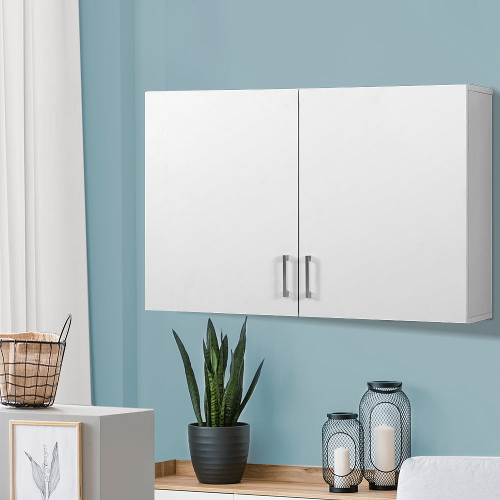 Artiss Bathroom Kitchen Bedroom Cabinet Storage Unit Cupboard Organizer White freeshipping - Awezingly