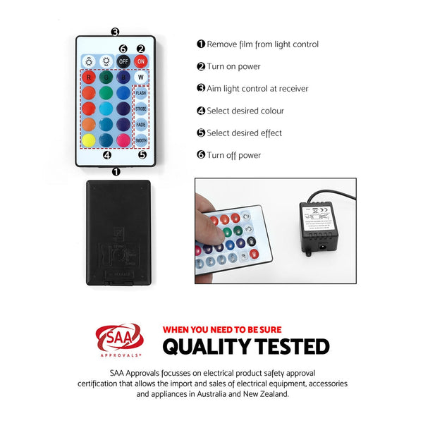 Artiss Coffee Table LED Lights High Gloss Storage Drawer Modern Furniture Black Artiss