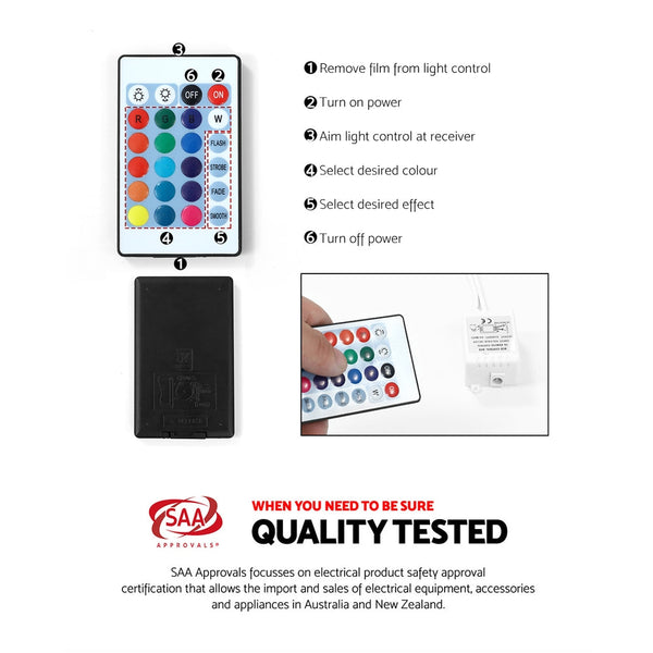 Artiss Coffee Table LED Lights High Gloss Storage Drawer Modern Furniture White Artiss