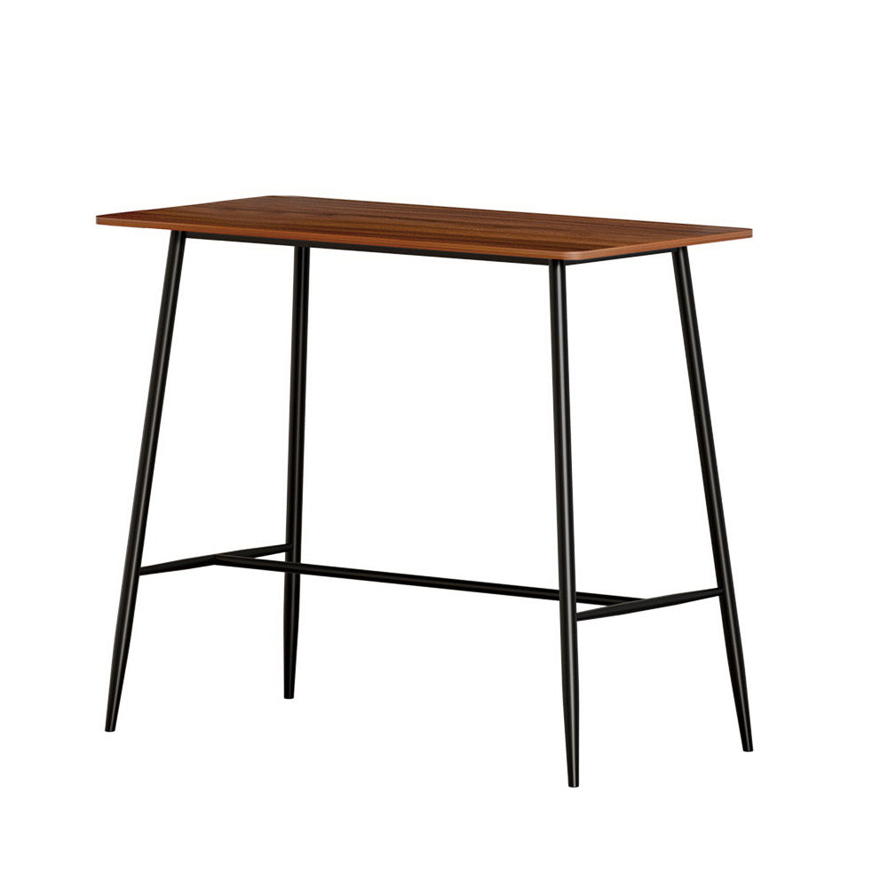 Artiss Bar Table Industrial Dining Desk High Wood Kitchen Shelf Wooden Cafe Pub Artiss
