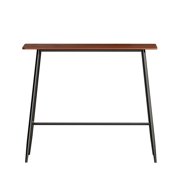 Artiss Bar Table Industrial Dining Desk High Wood Kitchen Shelf Wooden Cafe Pub Artiss