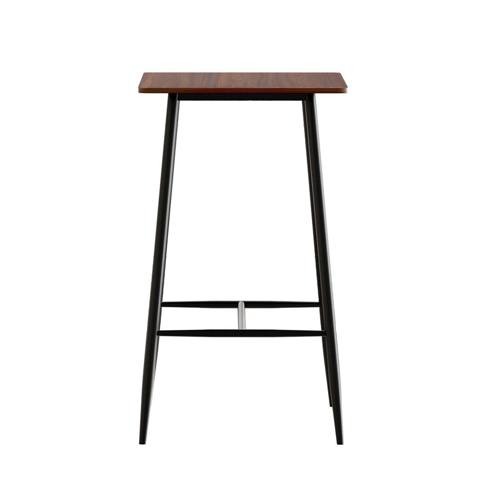 Artiss Bar Table Industrial Dining Desk High Wood Kitchen Shelf Wooden Cafe Pub Artiss