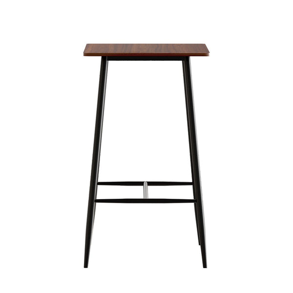 Artiss Bar Table Industrial Dining Desk High Wood Kitchen Shelf Wooden Cafe Pub Artiss