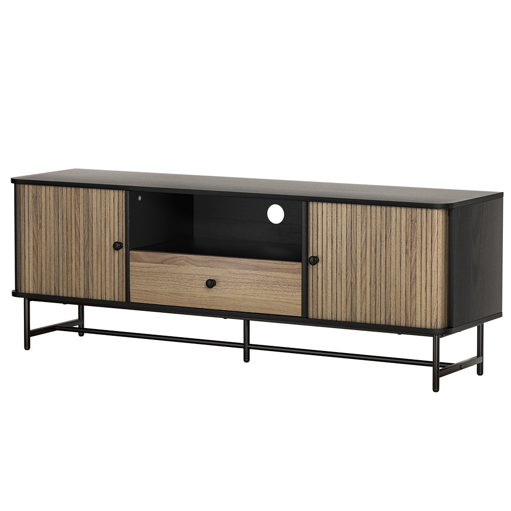 Artiss Entertainment Unit TV Cabinet 150CM Black Boris Artiss