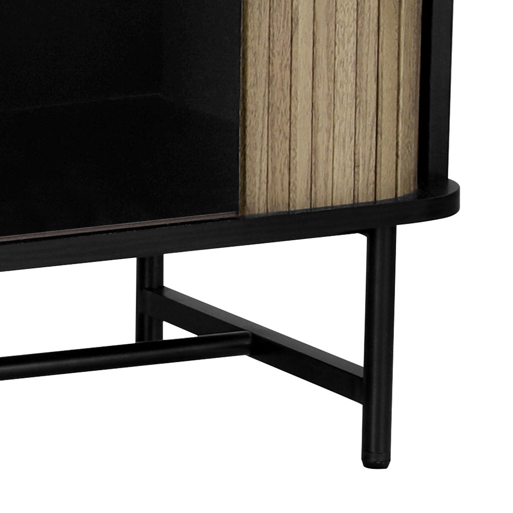 Artiss Entertainment Unit TV Cabinet 150CM Black Boris Artiss