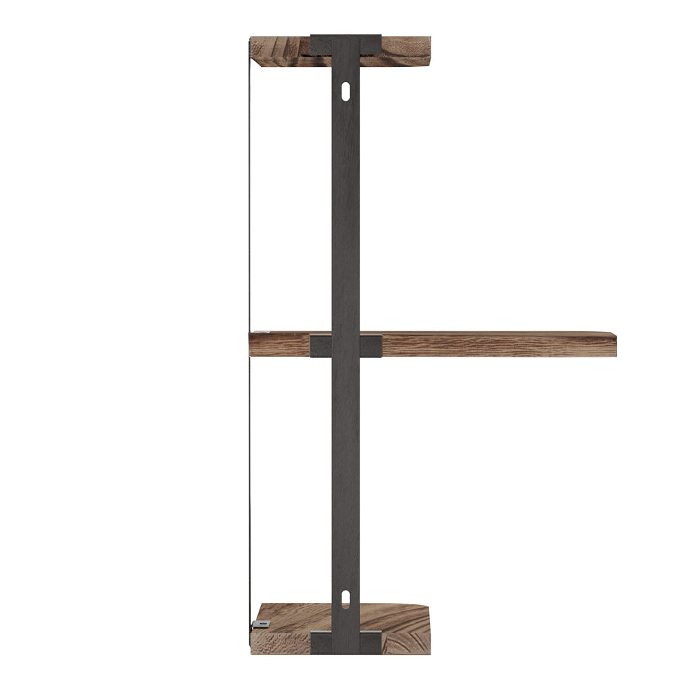 Artiss Floating Wall Shelves Brackets 3 Tiers Corner Display DIY Wall Mount Rack Artiss