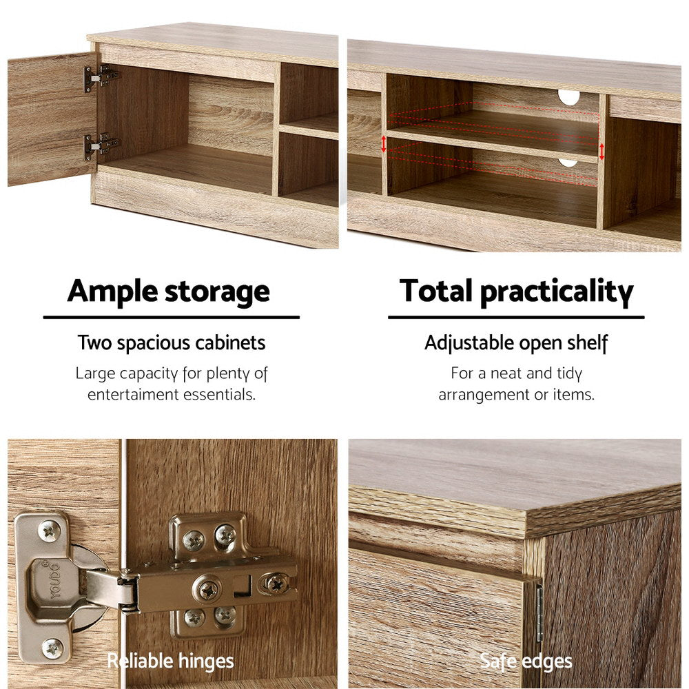 Artiss 160CM TV Stand Entertainment Unit- Wooden freeshipping - Awezingly