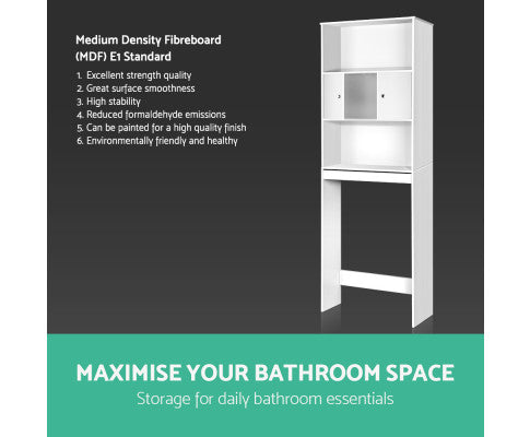 Artiss Bathroom Storage Cabinet - White freeshipping - Awezingly