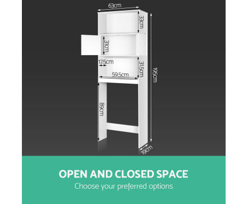 Artiss Bathroom Storage Cabinet - White freeshipping - Awezingly