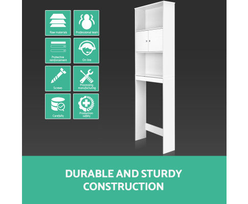 Artiss Bathroom Storage Cabinet - White freeshipping - Awezingly