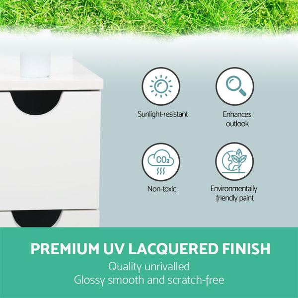 Artiss Freestanding Bathroom Storage Cabinet - White freeshipping - Awezingly