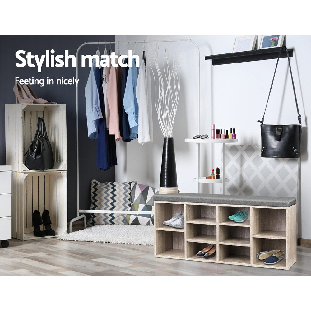 Artiss Bench Wooden Shoe Rack Storage freeshipping - Awezingly