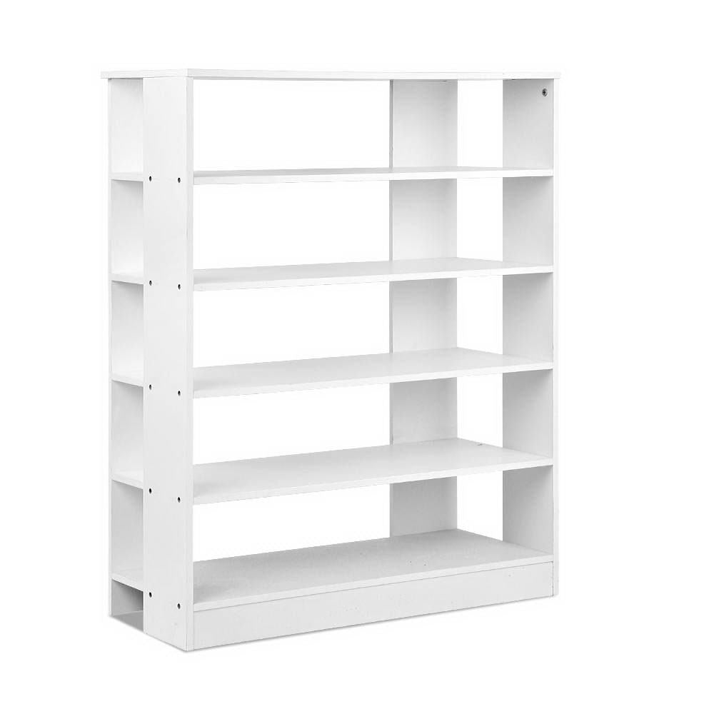 Artiss 6-Tier Shoe Rack Cabinet - White freeshipping - Awezingly