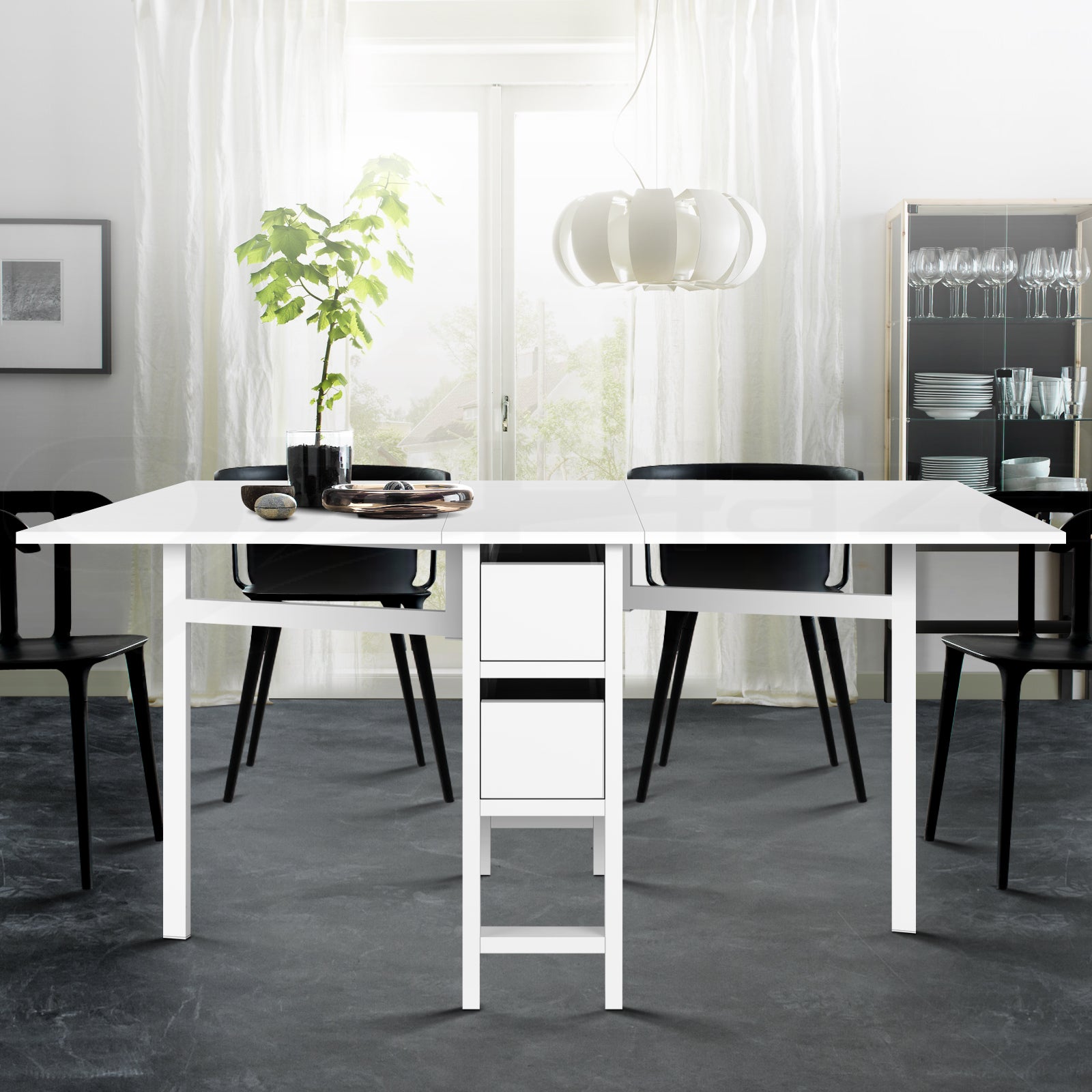 Artiss Gateleg Dining Table freeshipping - Awezingly
