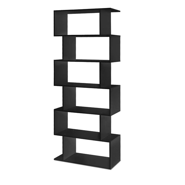 Artiss 6 Tier Display Shelf - Black Artiss