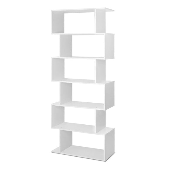 Artiss 6 Tier Display Shelf - White Artiss