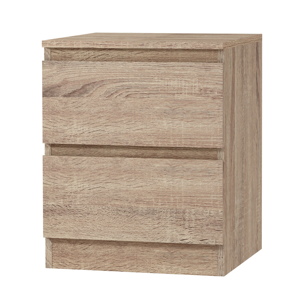 Artiss Bedside Tables  Wood Lamp