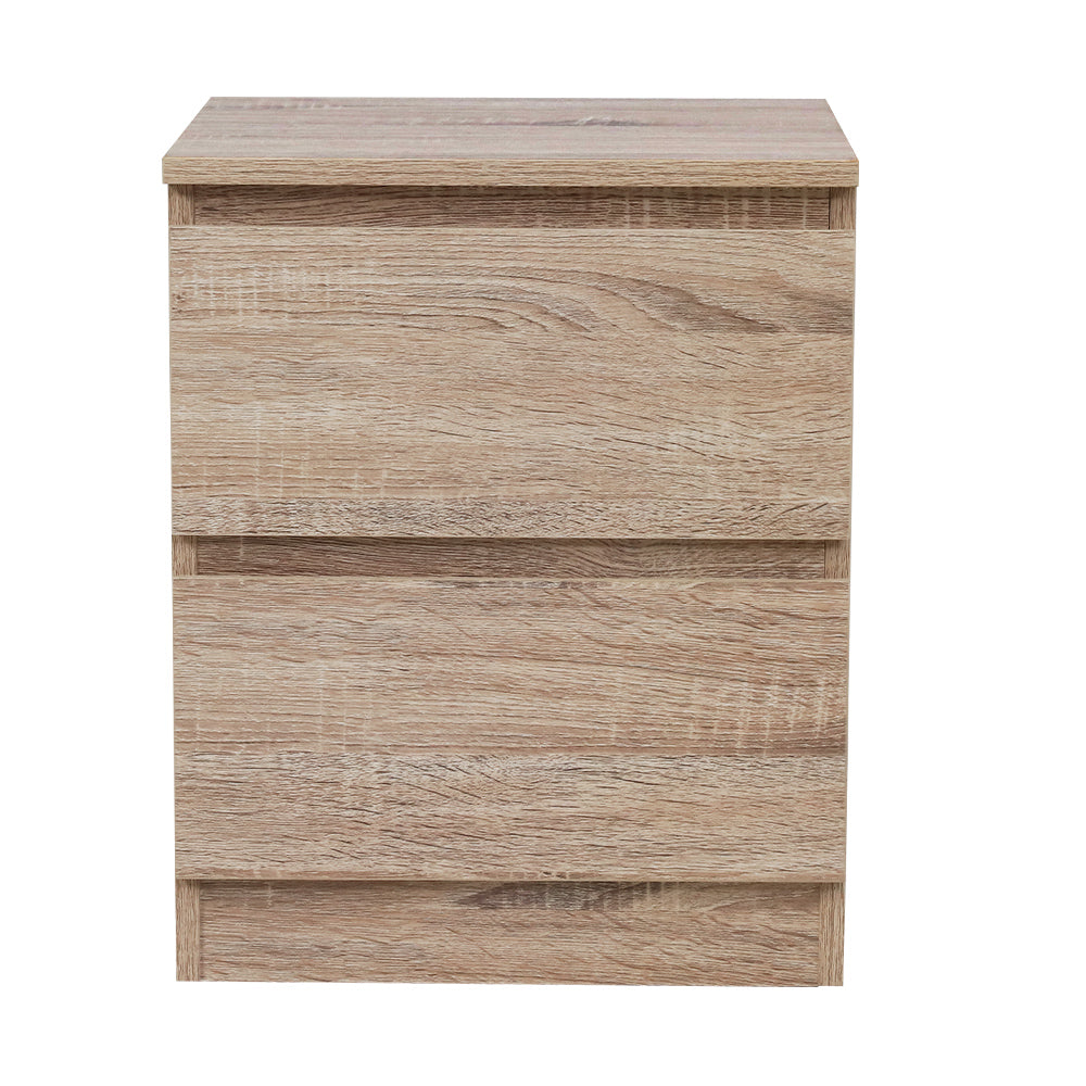 Artiss Bedside Tables  Wood Lamp