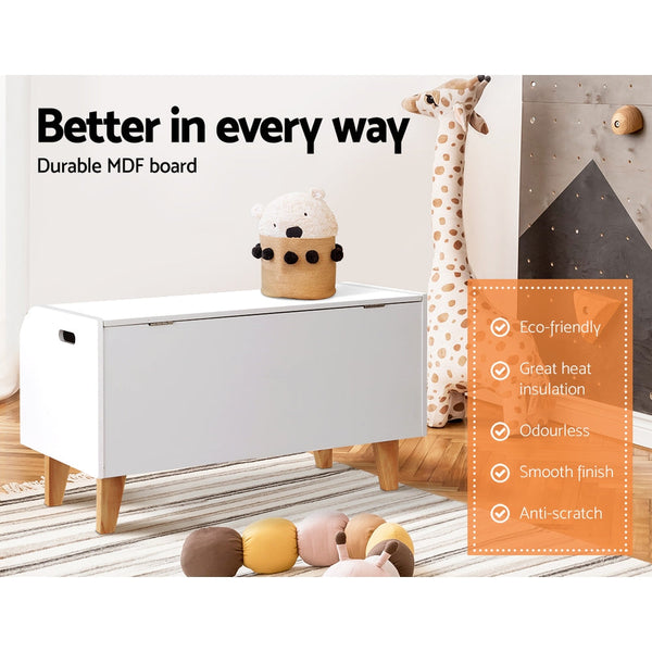 Keezi Kids Toy Box Bookshelf Storage Children Room Bookcase Organiser Display Keezi