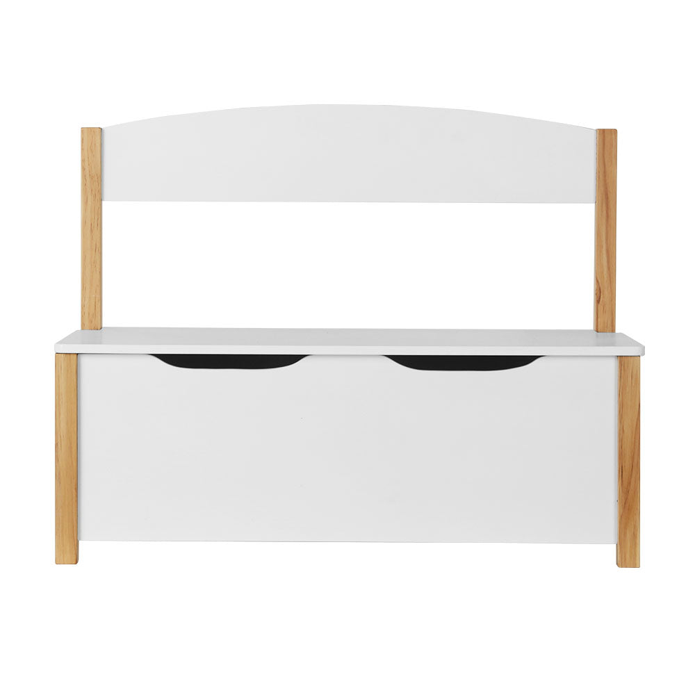 Keezi Kids Toy Box Chest Storage Blanket Children Room Organiser Seating Bench Keezi