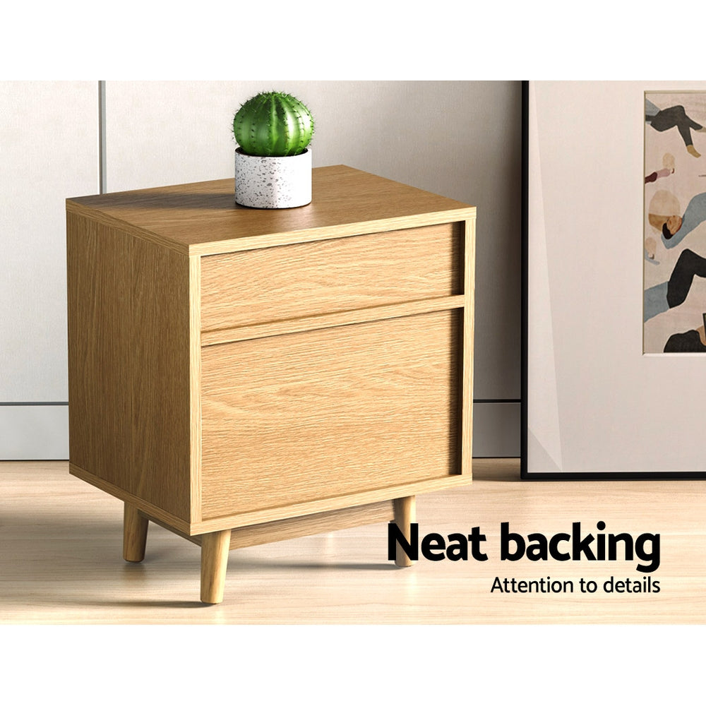 Artiss Wooden Beside Table Artiss