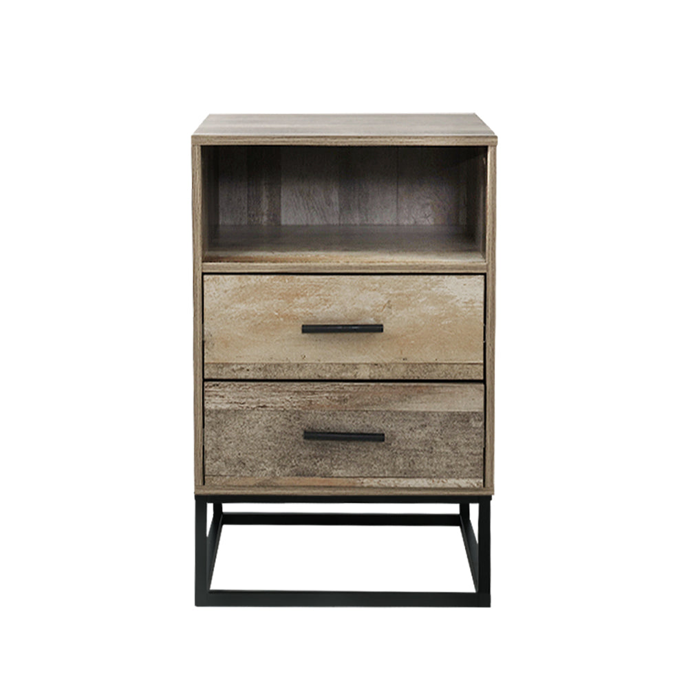 Artiss Bedside Tables Drawers Side Table Nightstand Storage Cabinet Unit Wood freeshipping - Awezingly