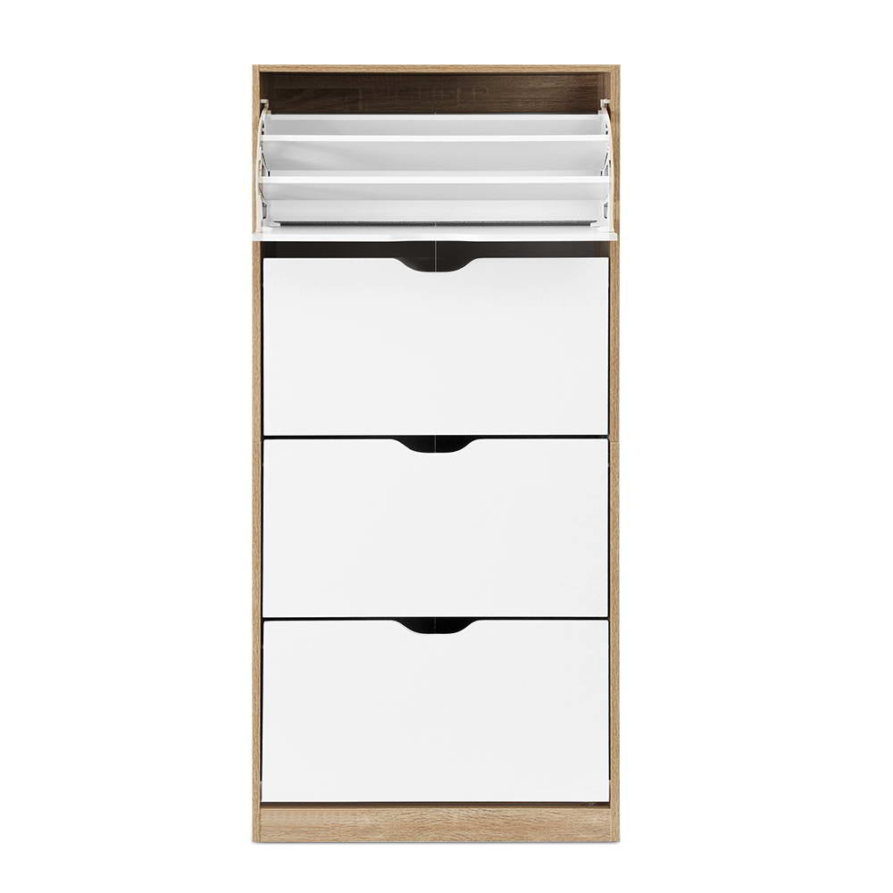 Artiss 48 Pairs Shoe Cabinet Rack Organiser Storage Shelf Wooden freeshipping - Awezingly