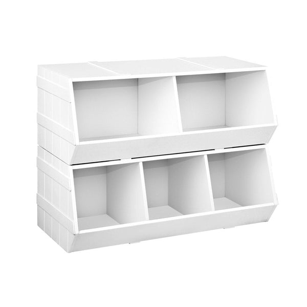 Keezi Kids Toy Storage Box - White Keezi
