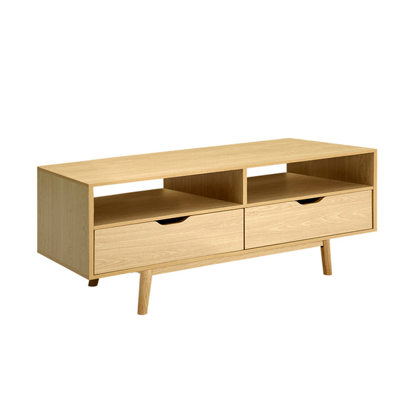 Artiss TV Cabinet Entertainment Unit Stand Wooden Storage 120cm Scandinavian freeshipping - Awezingly