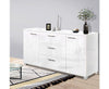 Artiss Buffet Sideboard High Gloss - White
